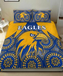 West Coast Eagles Bedding Set Gift For Fans