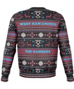 West Ham United Fc Ugly Christmas Sweater For Men And Women 2