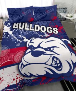 Western Bulldogs Bedding Set Gift For Fans 5