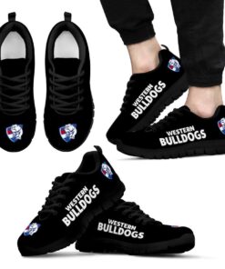 Western Bulldogs Black Running Shoes Gift