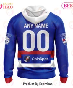 Western Bulldogs Custom Name Number Home Guernsey Zip Up Hoodie Gifts For Lovers 2