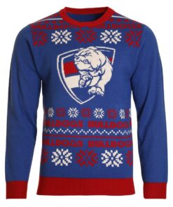 Western Bulldogs Plus Size Ugly Christmas Sweater