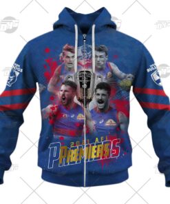 Western Bulldogs Premiers Zip Hoodie Best Gift For Fans Best Gift For Fans