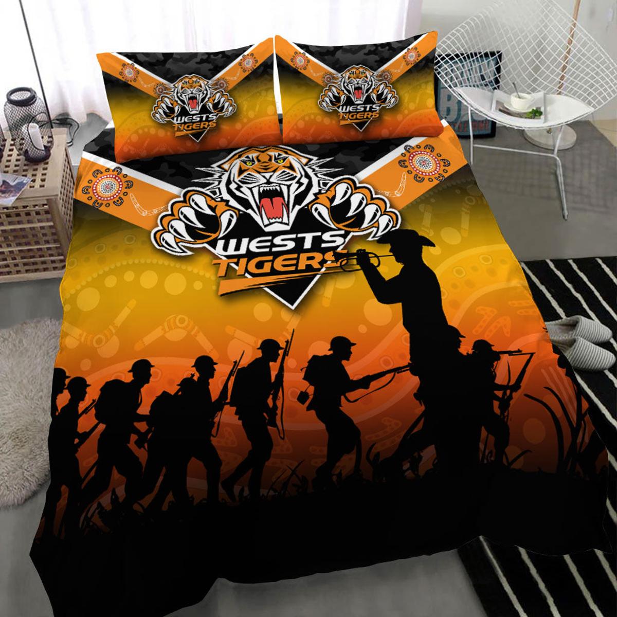 Wests Tigers Skin Style Doona Cover