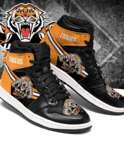 Wests Tigers Black Air Jordan 1 High Sneakers Gift