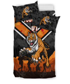 Wests Tigers Custom Name Number Anzac Day Doona Cover 3