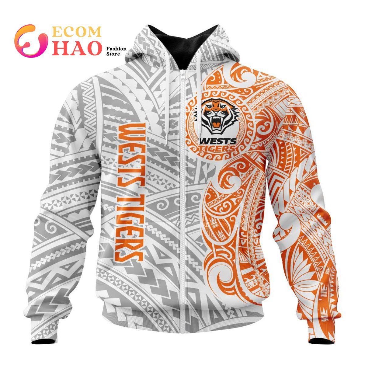 Wests Tigers Custom Name Number Fight Cancer Zip Hoodie Best Gift For Fans