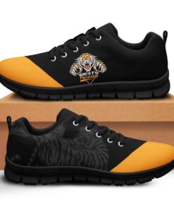 Wests Tigers Gold Black Running Shoes For Fans 2