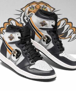 Wests Tigers Jack Skellington Air Jordan 1 High Sneakers For Fans