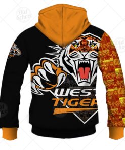 Wests Tigers Special Edition Yellow Black Zip Hoodie