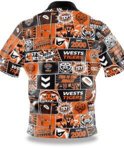 Wests Tigers Vintage Football Team Since 2000 Vintage Hawaiian Shirt For Nrl Fans 2