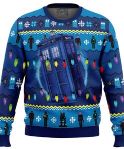 Doctor Who Tardis Best Ugly Christmas Sweaters