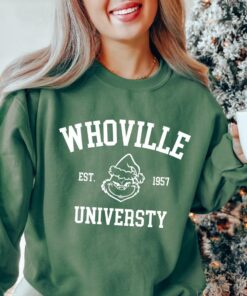 Whoville University The Grinch Unisex T-shirt Animated Movie Shirt
