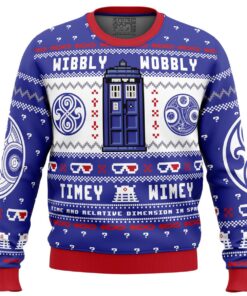 Doctor Who Tardis Best Ugly Christmas Sweaters