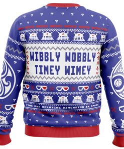 Wibbly Wobbly Doctor Who Best Ugly Christmas Sweaters 2