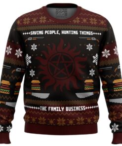 Christmas With The Winchesters Supernatural Christmas Sweater For Men And Women