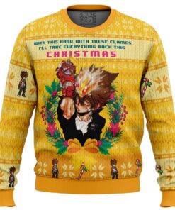 With These Flames Katekyo Hitman Reborn Ugly Christmas Sweater 1