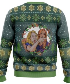 Woman Yelling At Cat Parody Ugly Xmas Sweater 2