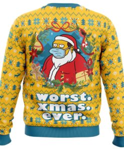 Worst Christmas Ever Simpsons Christmas Sweater Men