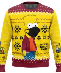 The Simpsons Character Homer Bush Meme Ugly Christmas Sweater Funny Xmas Gift For Men Women