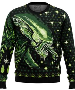 Xenomorph Alien Sci-fi Horror Film Ugly Christmas Sweater Gift For Fans