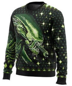 Xenomorph Alien Sci-fi Horror Film Ugly Christmas Sweater Gift For Fans