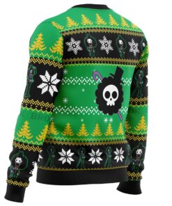 Xmas Style Brook One Piece Green Black Christmas Sweater Best Gift For Fans 3