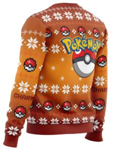 Xmas Style Charmander Pokemon Plus Size Ugly Christmas Sweater Gift For Fans 3