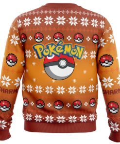 Xmas Style Charmander Pokemon Plus Size Ugly Christmas Sweater Gift For Fans 4