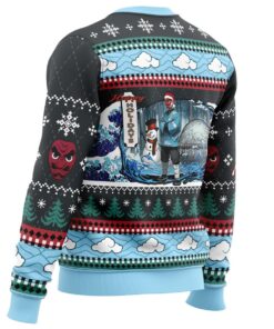 Xmas Style Demon Slayer Character Sakonji Urokodaki Ugly Christmas Sweater Best Fan Gift 3