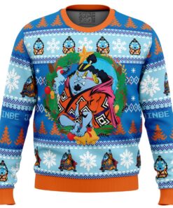 Christmas Style One Piece Character Sanji Best Ugly Xmas Sweater For Fans