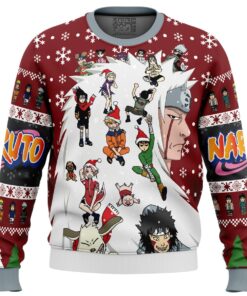 Xmas Style Naruto Characters Ugly Christmas Sweater Funny Gift For Fans 1