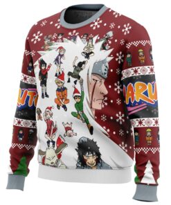 Xmas Style Naruto Characters Ugly Christmas Sweater Funny Gift For Fans