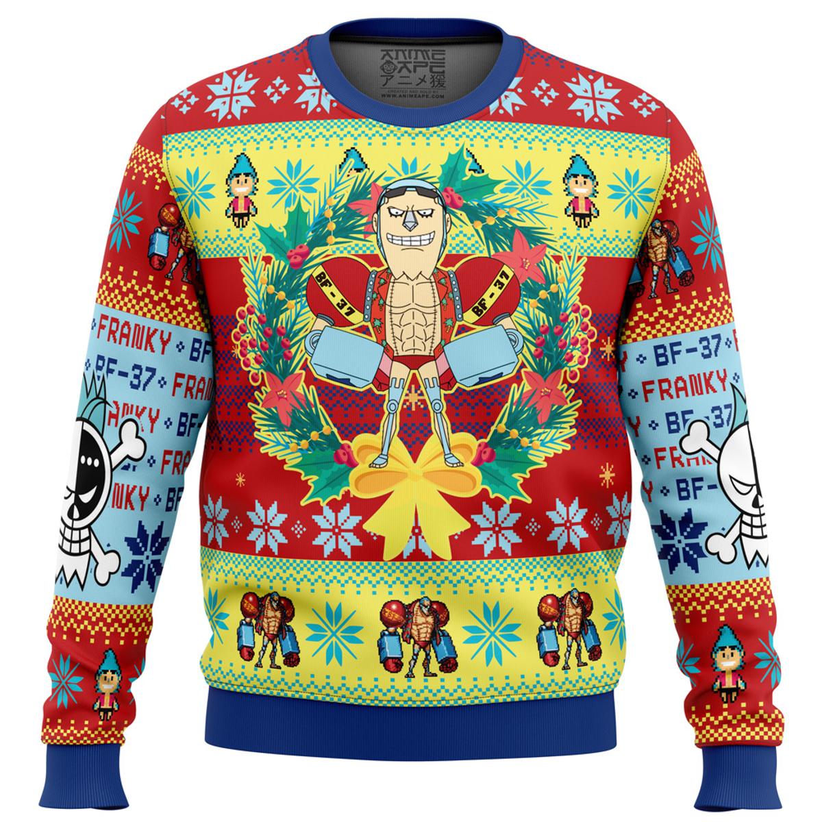 Spike Spiegel Cowboy Bebop Let’s Jam Funny Ugly Christmas Sweater Best Gift For Fans