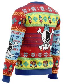 Xmas Style One Piece Character Franky Plus Size Ugly Christmas Sweater For Fans 3