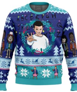 Xmas Style Stranger Things Character Eleven Ugly Christmas Sweater Best Gift For Fans