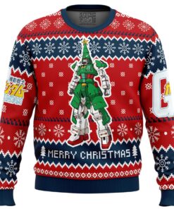 Gundam Wing Sprites White Red Ugly Christmas Sweater Xmas Gift For Fans