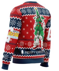 Xmas Tree Gundam Funny Ugly Christmas Sweater Best Gift For Fans 3