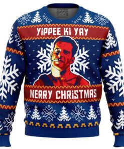 Yippee Ki Yay Die Hard Funny Meme Christmas Sweater Best Gift For Fans 1