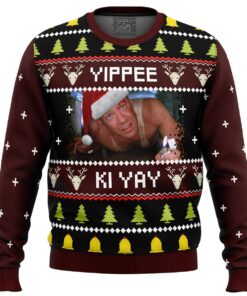 Mcclane Winter Die Hard Yippee Ki-yay Red Christmas Sweater Best Ugly Sweatshirt For Fans