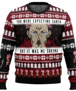 You Were Expecting Santa Sukuna Jujutsu Kaisen Funny Ugly Christmas Sweater Best Xmas Gift 1