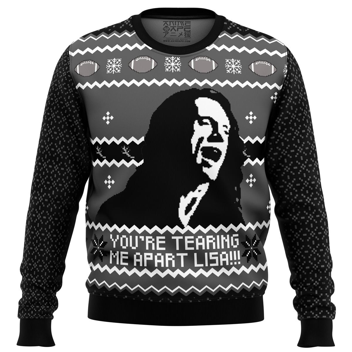 Merry Pizza Christmas Sweater Women