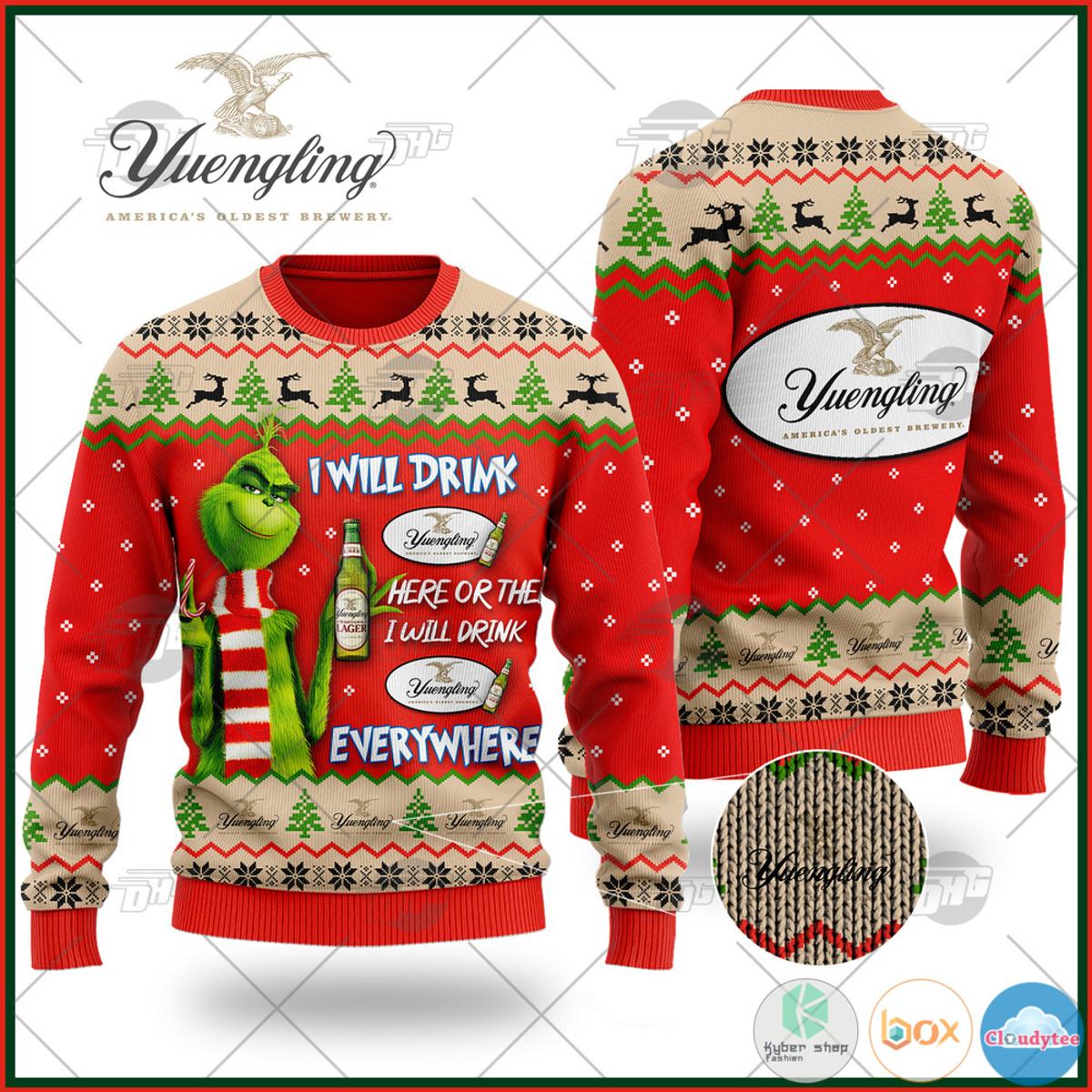 Yuengling Spread Some Cheer Ugly Christmas Sweater