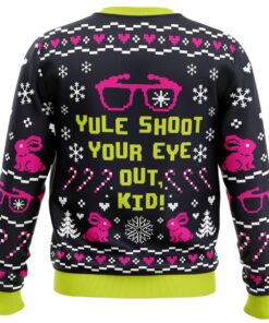 Yule Shoot Your Eye Out A Christmas Story Black Ugly Christmas Sweater Funny Gift For Fans