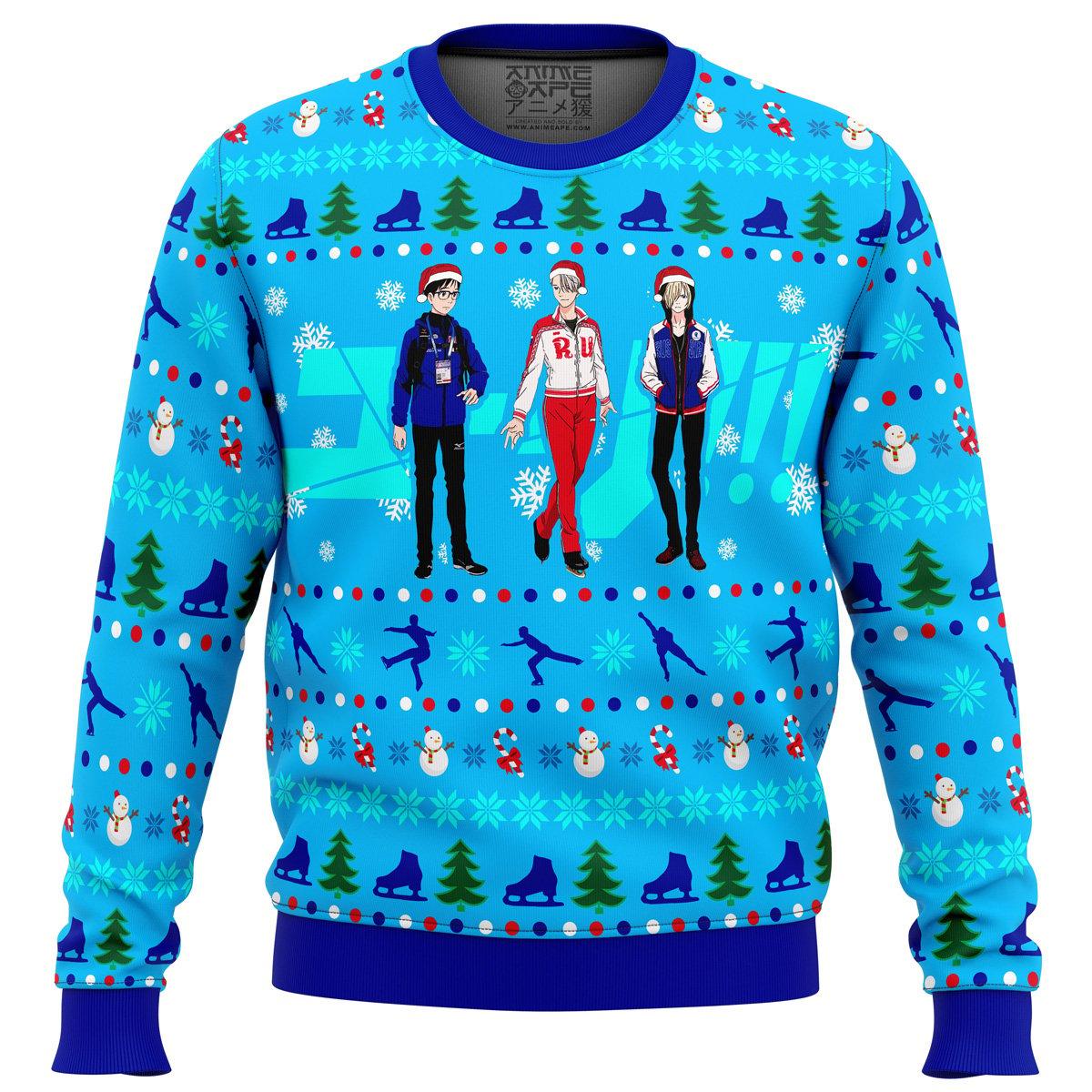 Blue Christmas That Time I Got Reincarnated As A Slime Christmas Sweater