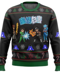 Yuyu Hakusho Ghost Fighter Characters Christmas Sweater For Men And Women