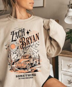 Zach Bryan Something In The Orange Vintage Sweatshirt