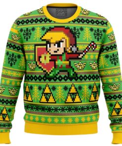 Zelda Holiday Link Funny Ugly Christmas Sweater