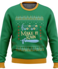 Zelda Make It Rain Christmas Sweater