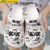 Rock And Roll Acdc Tour Crocs Music Shoes